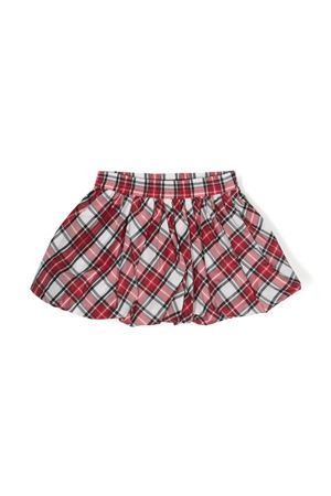 red polyester skirt MONNALISA KIDS | 31D70444204301